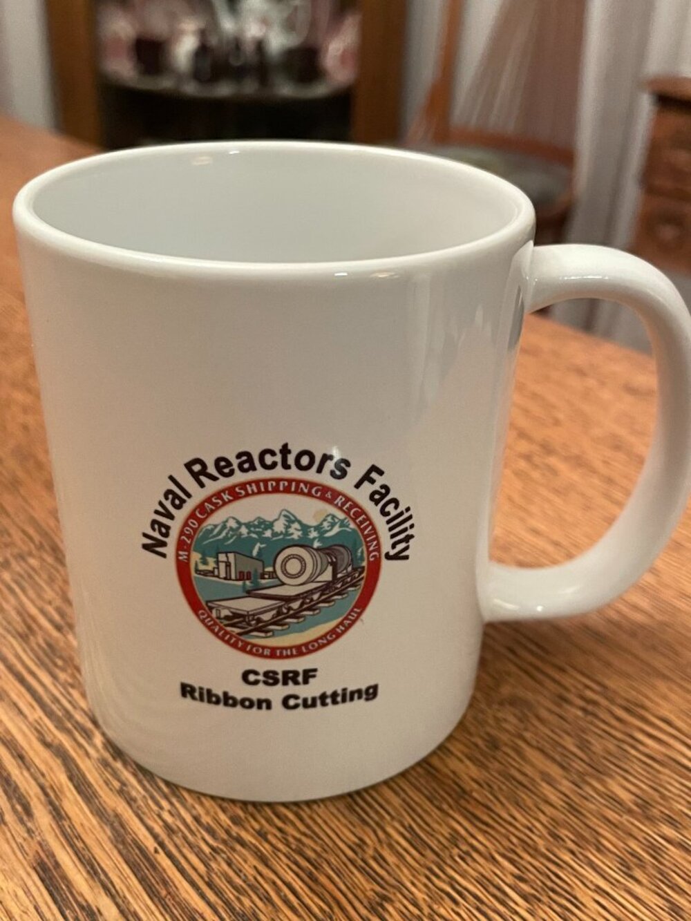 NRF Naval Reactors Facility CSRF Ribbon Cutting 2014 Coffee Cup Mug 12 ounces*